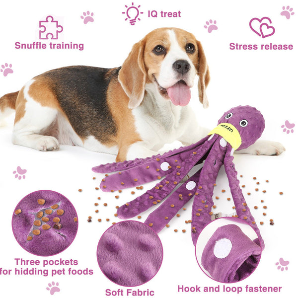 Christmas Octopus Interactive Dog Toy 🎄🐶