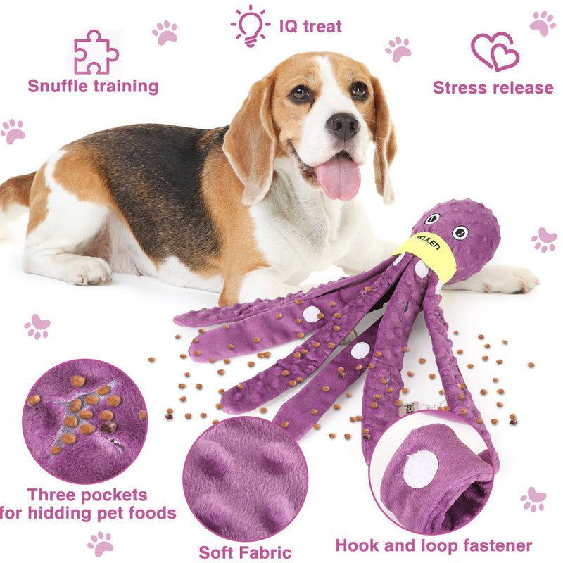 Christmas Octopus Interactive Dog Toy 🎄🐶