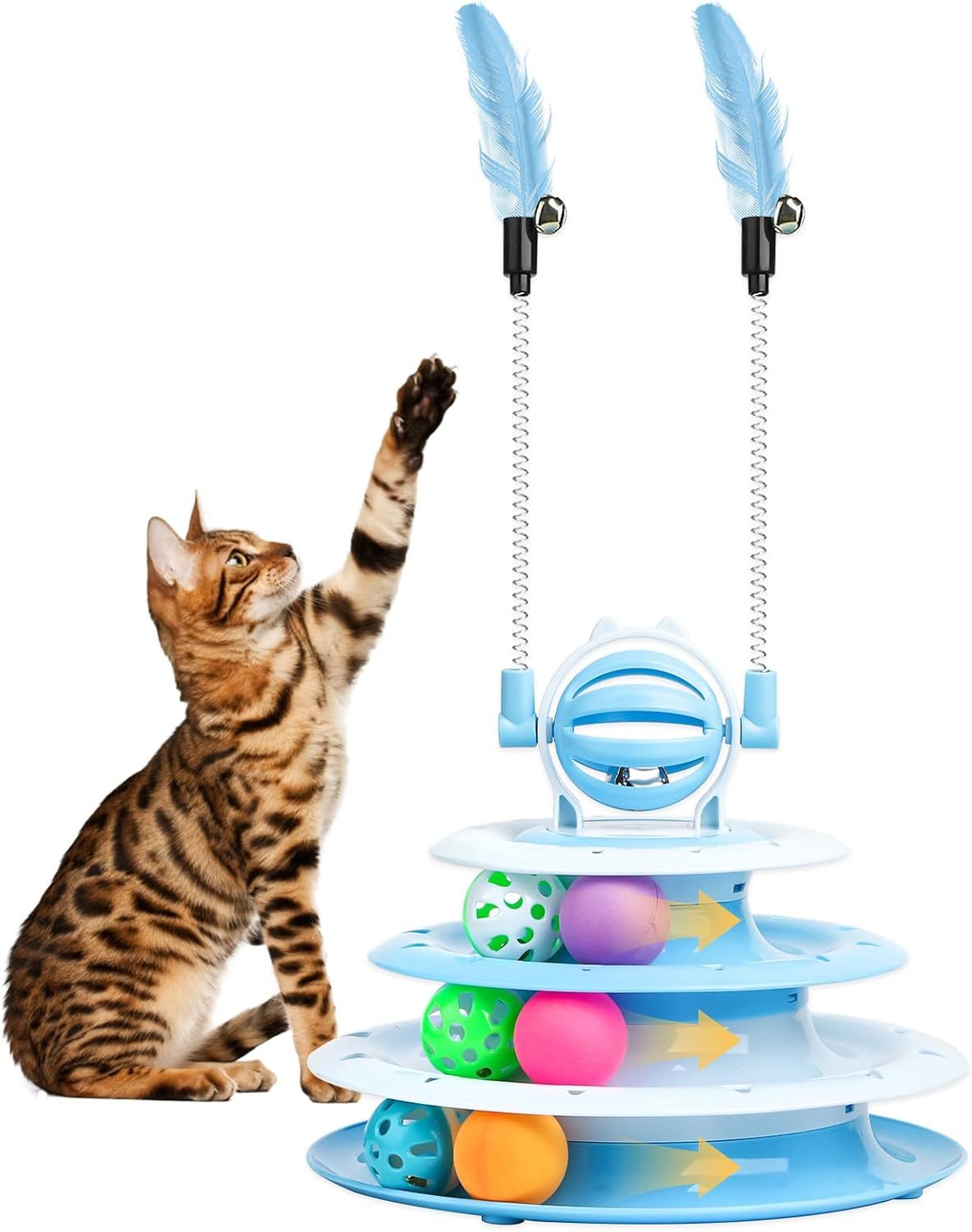 Interactive Cat Puzzle Ball Toy 🐱