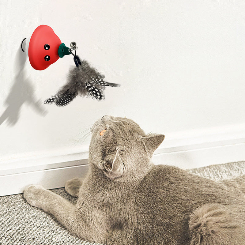 Cat Wand Suction Cup Toy 🐱🎯