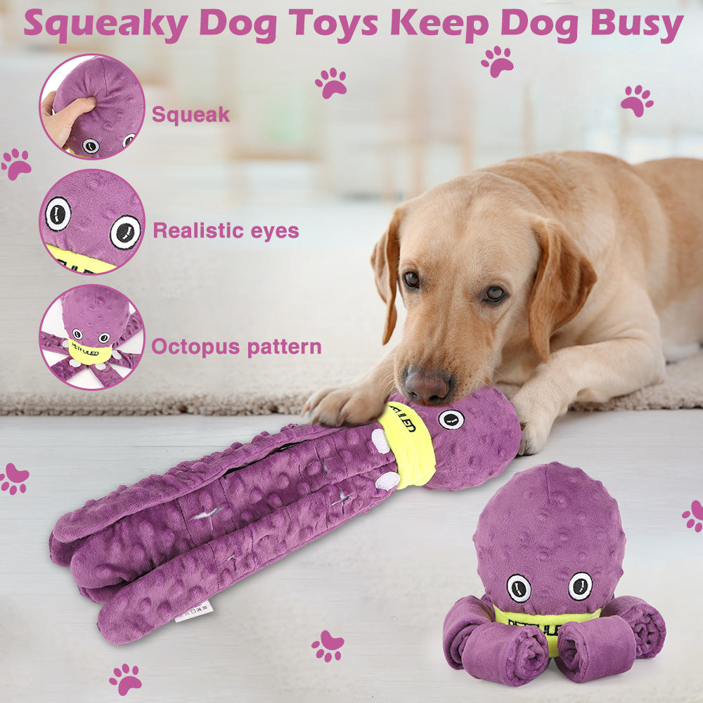 Christmas Octopus Interactive Dog Toy 🎄🐶