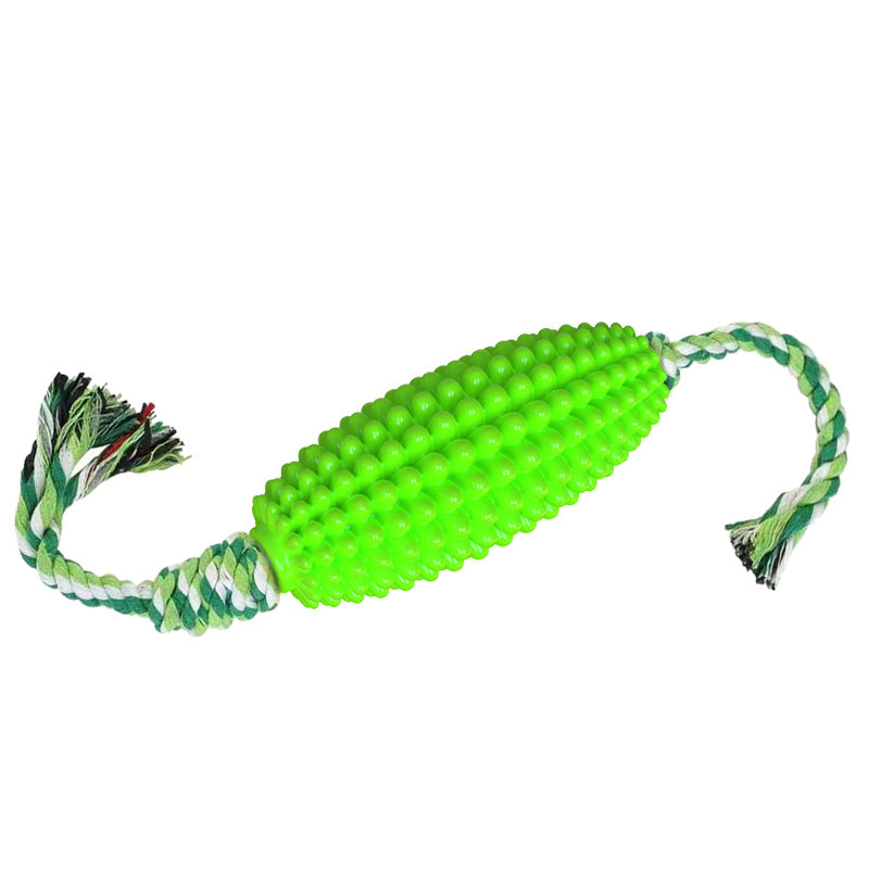 Interactive Corn Dog Chew & Toothbrush Toy 🌽🐶