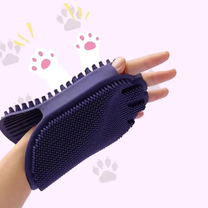 Dual-Sided Pet Shampoo Brush 🛁🐾