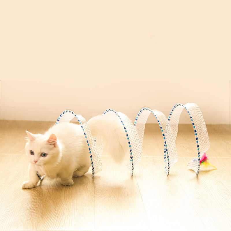 Foldable Cat Tunnel Toy 🐱🎪