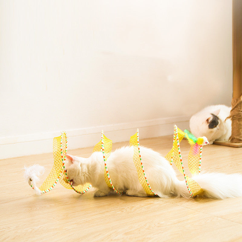 Foldable Cat Tunnel Toy 🐱🎪