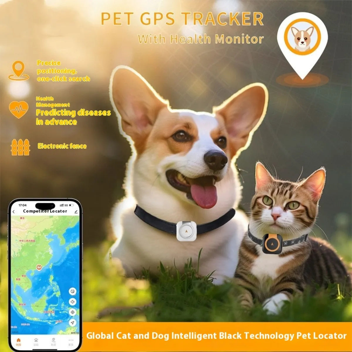 Pet GPS Locator Monitor 🐾📍