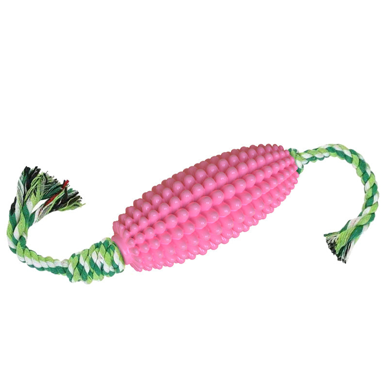 Interactive Corn Dog Chew & Toothbrush Toy 🌽🐶