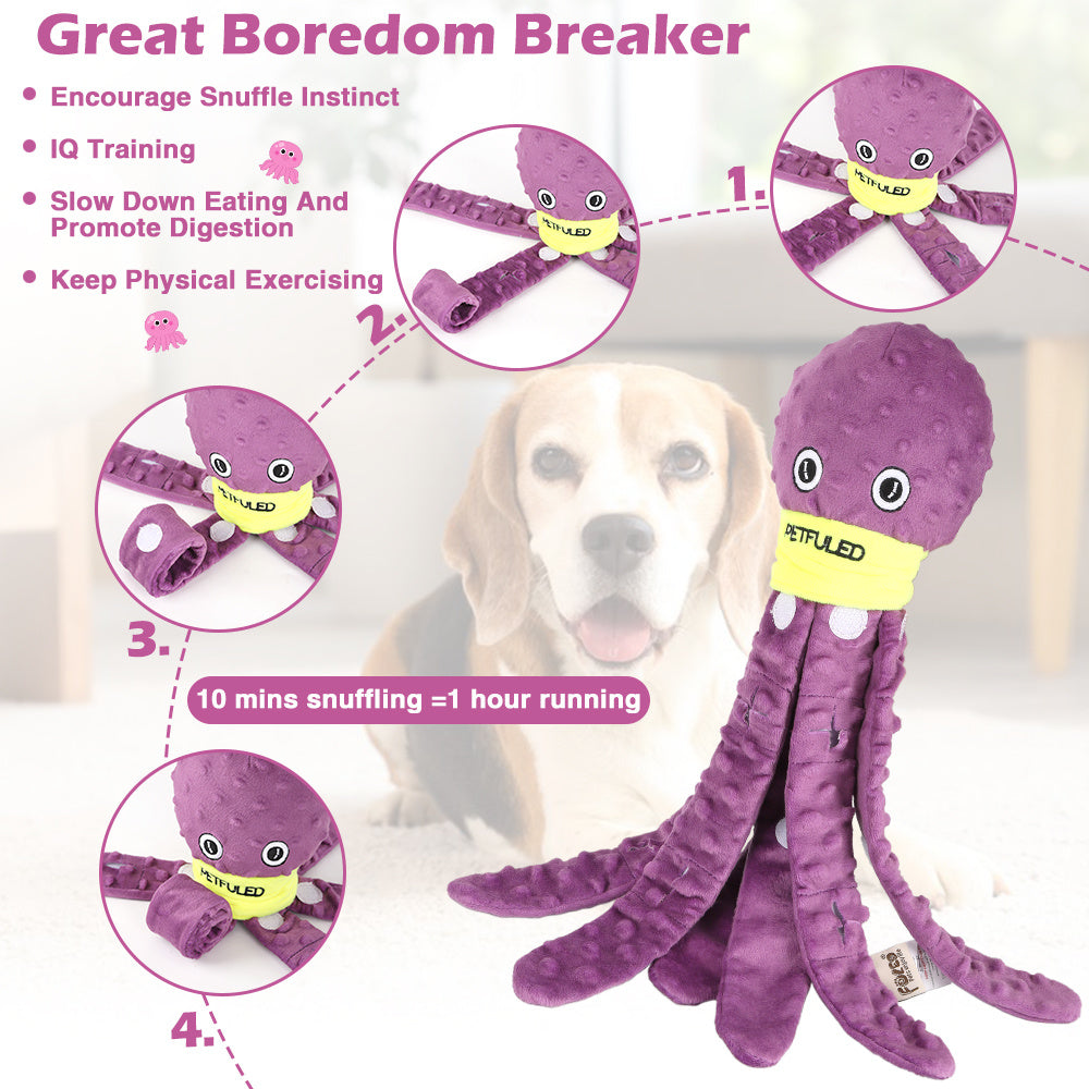 Christmas Octopus Interactive Dog Toy 🎄🐶