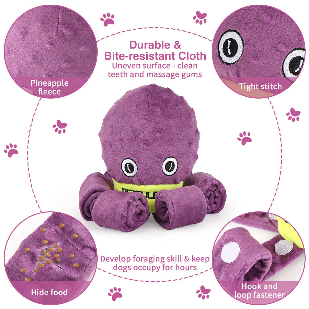 Christmas Octopus Interactive Dog Toy 🎄🐶
