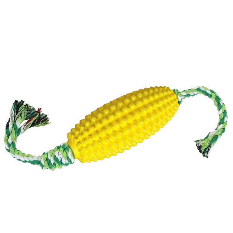 Interactive Corn Dog Chew & Toothbrush Toy 🌽🐶