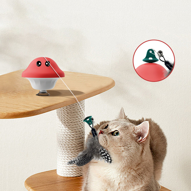 Cat Wand Suction Cup Toy 🐱🎯