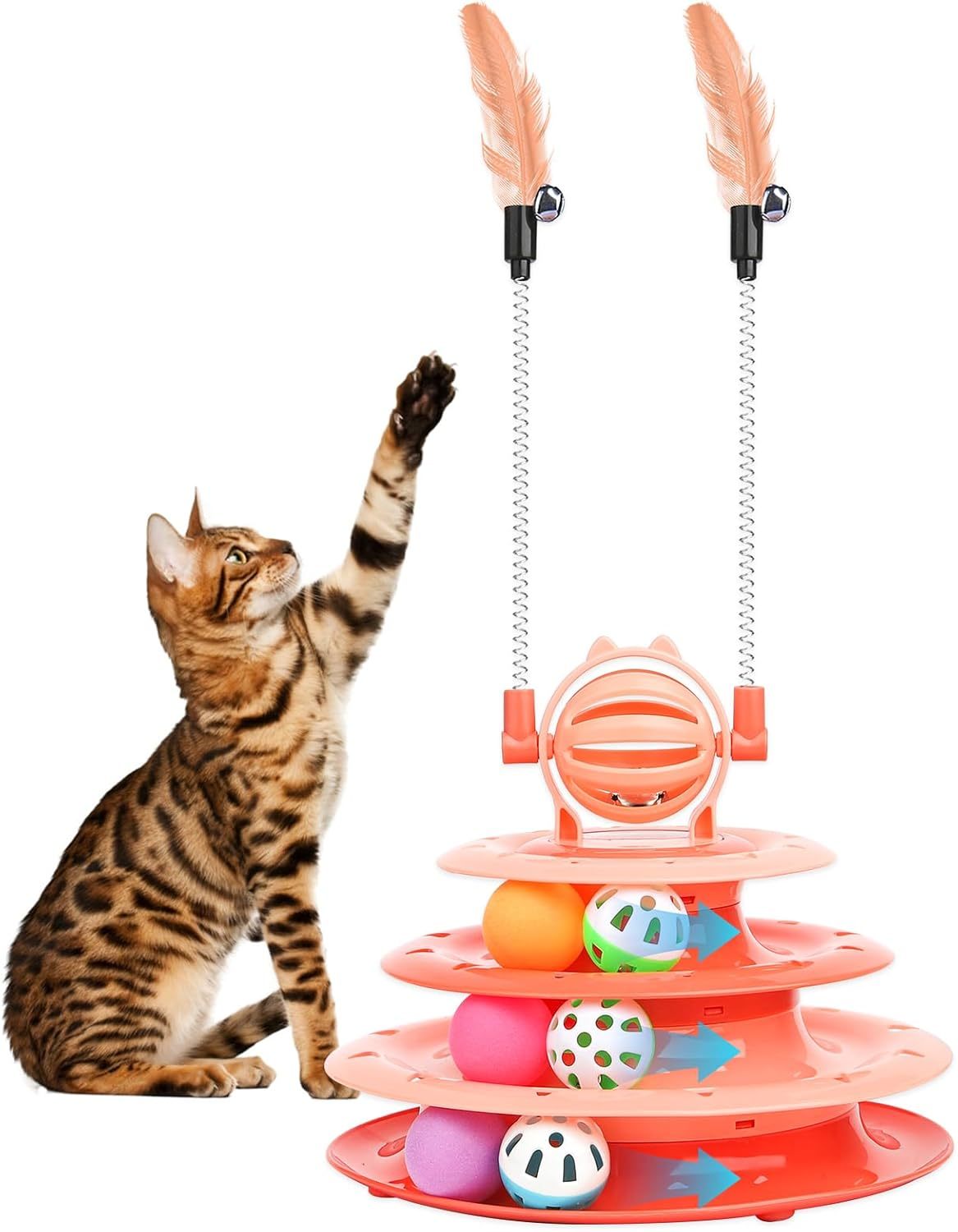 Interactive Cat Puzzle Ball Toy 🐱