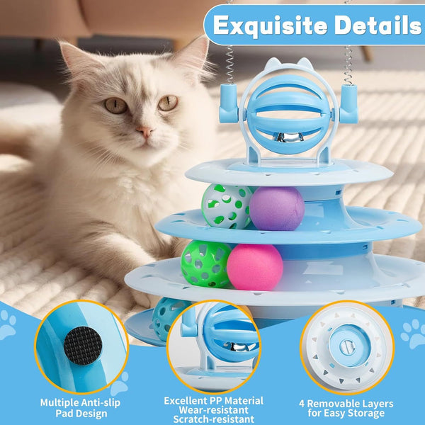 Interactive Cat Puzzle Ball Toy 🐱