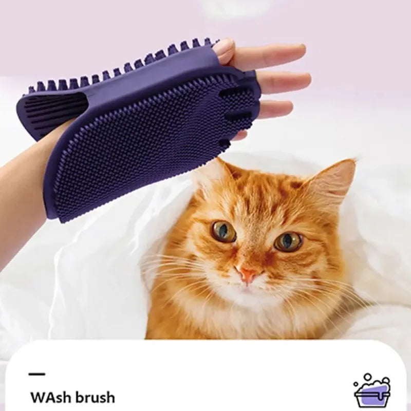 Dual-Sided Pet Shampoo Brush 🛁🐾