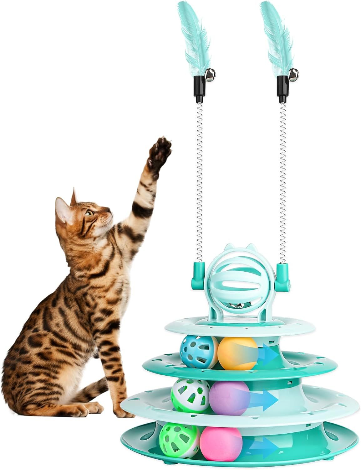 Interactive Cat Puzzle Ball Toy 🐱